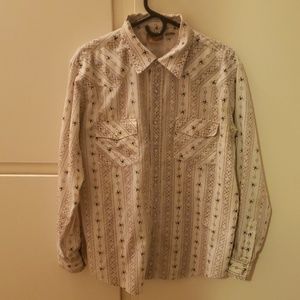 Ugly Shirt Pearl Snap Western Rockabilly LS Shirt